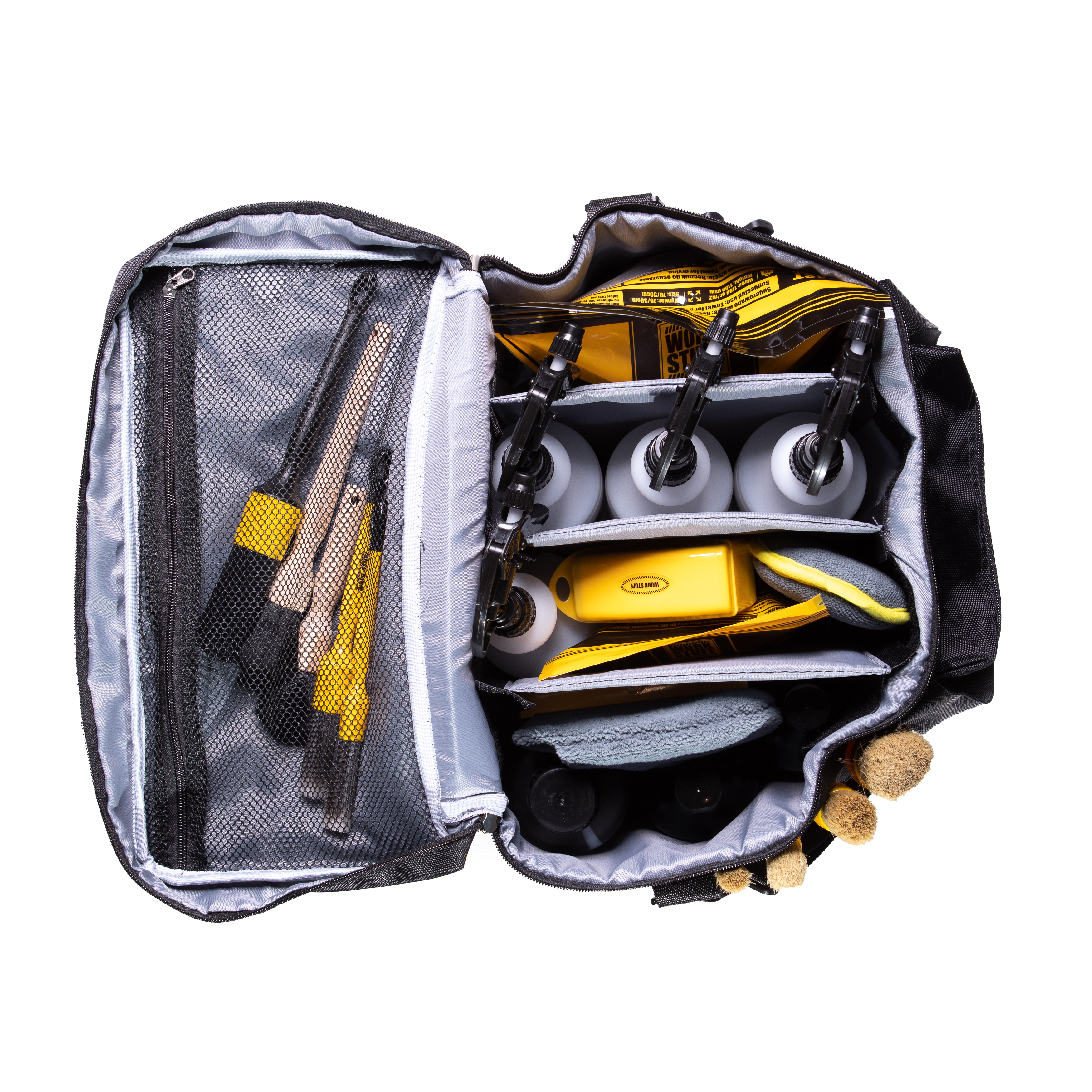 WORK STUFF WORK BAG white background studio shot