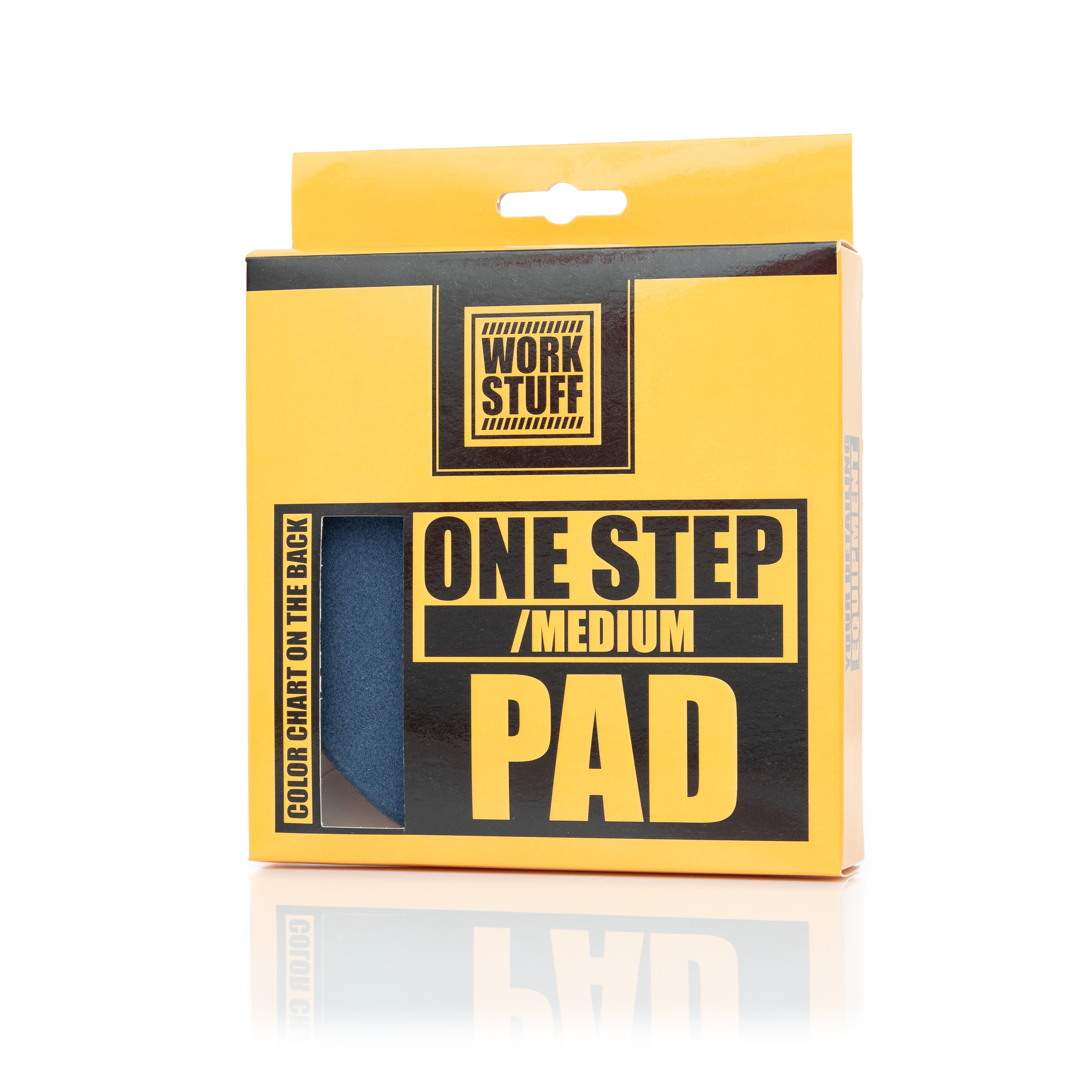 One Step PAD Medium abrasive polishing pad.