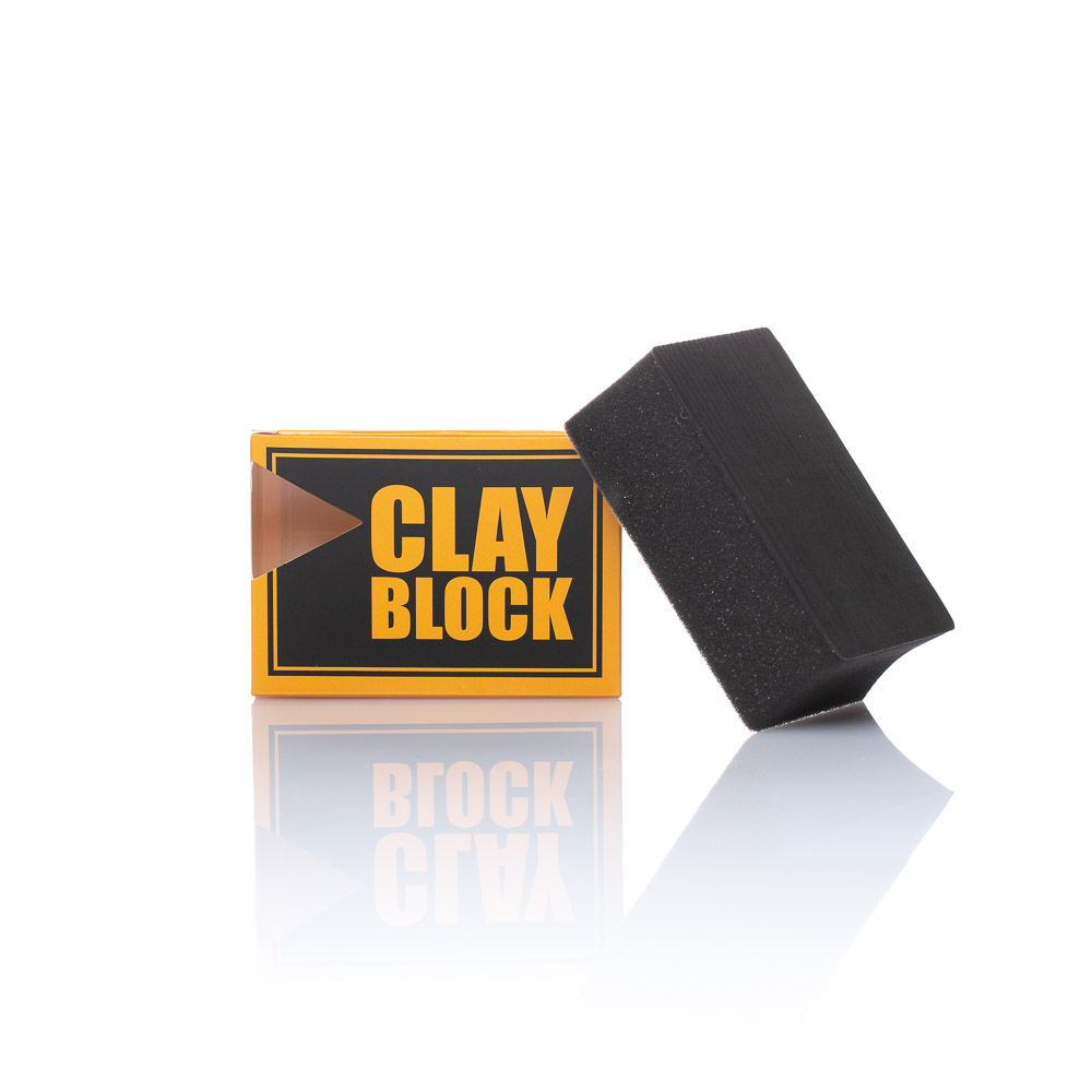 Clay Block a sponge with a polymer layer, intended for claying your car.