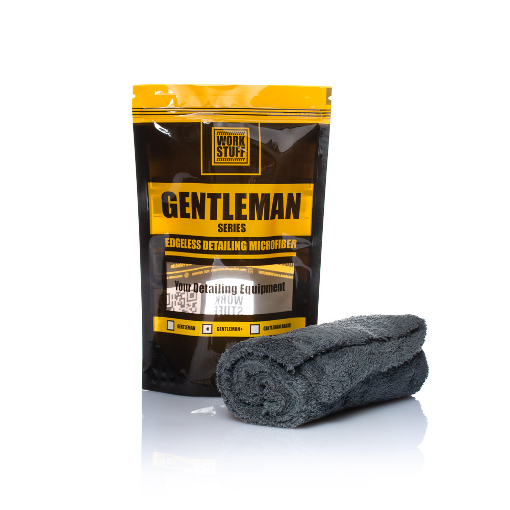 Maintain the inside of your car with the Work Stuff GENTLEMAN+ Microfiber. This versatile microfiber is perfect for cleaning and caring for various elements in your car, with super soft material on both sides for gentle cleaning and care