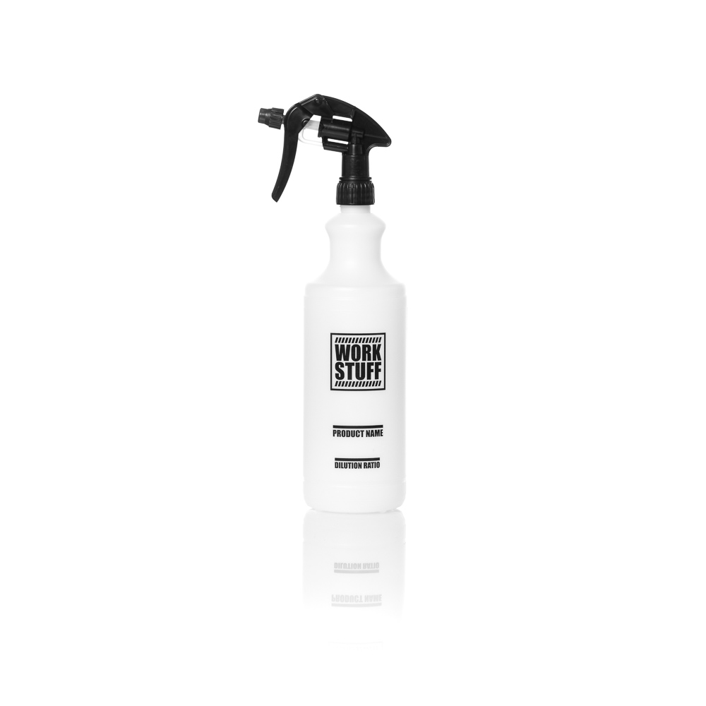 Easily pour and mix detailing chemicals with the Work Stuff 1000ml Working Bottle. Featuring a large capacity, it's perfect for use in the detailing process.