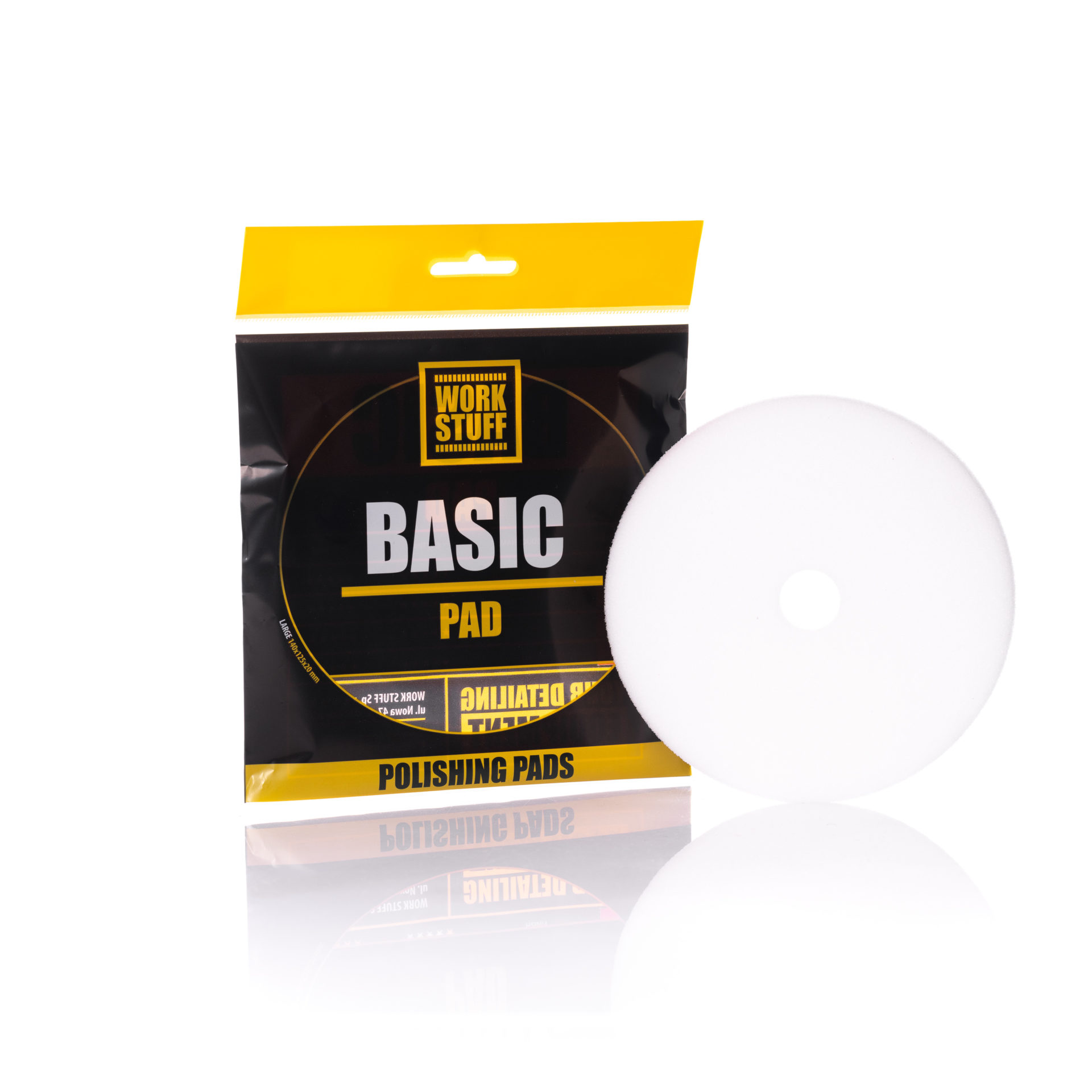 Effortlessly remove scratches and restore faded paint with the Work Stuff Basic Pad Cut cutting pad. Designed for professional use, it's perfect for removing deep defects and restoring the original shine of your car.