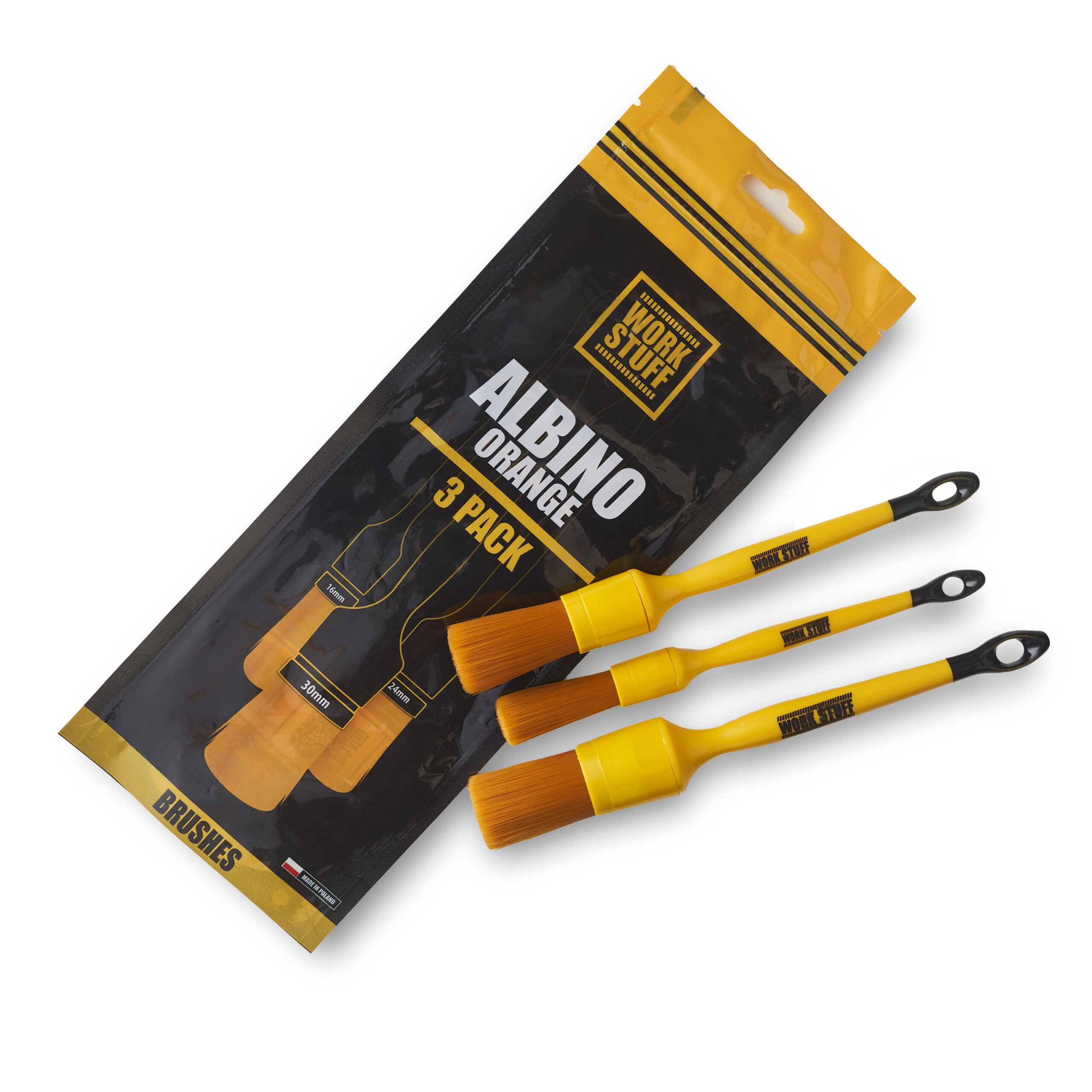 Work Stuff Albino Orange Detailing Brush