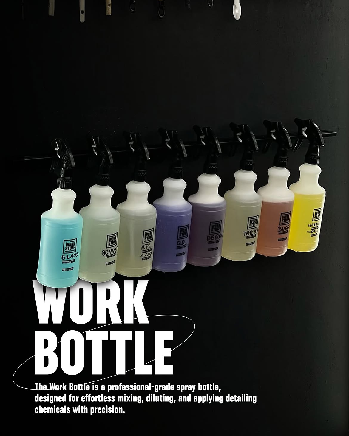 WORK STUFF Work Bottle sizes 500 ml, 750 ml and 1000 ml