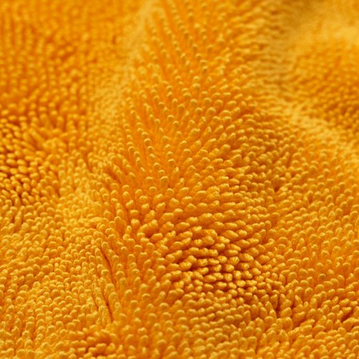 Close-up of the Korean twisted-loop microfiber used in the WORK STUFF MONSTER XS drying towel